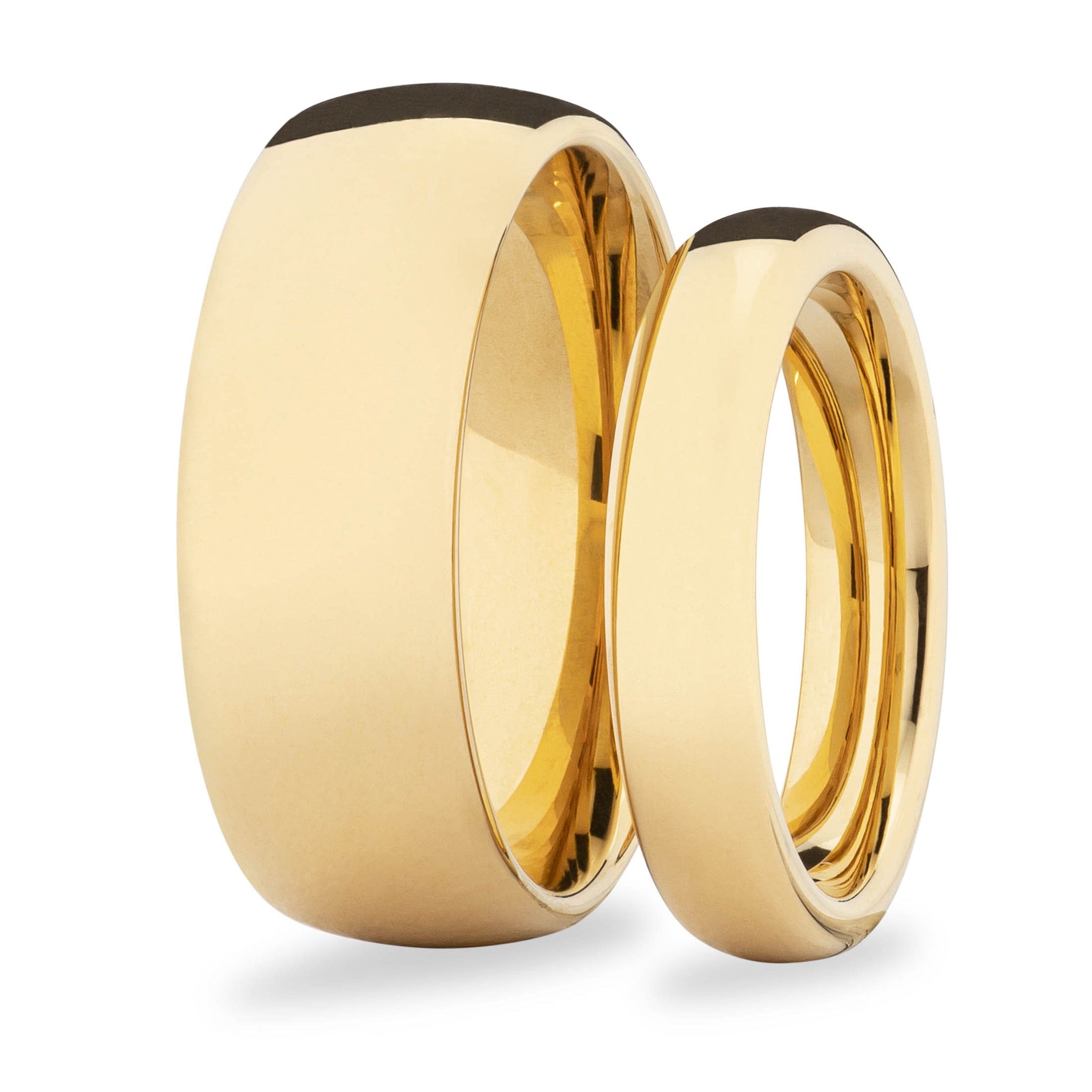 Wedding Ring Sets His/Hers 14k Gold Classic Couple Gold