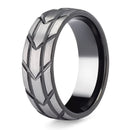 The Mechanic- Tire Men’s Wedding Rings | Madera Bands