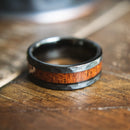 The Wrangler- Tungsten & Wood Men's Wedding Rings | Madera Bands