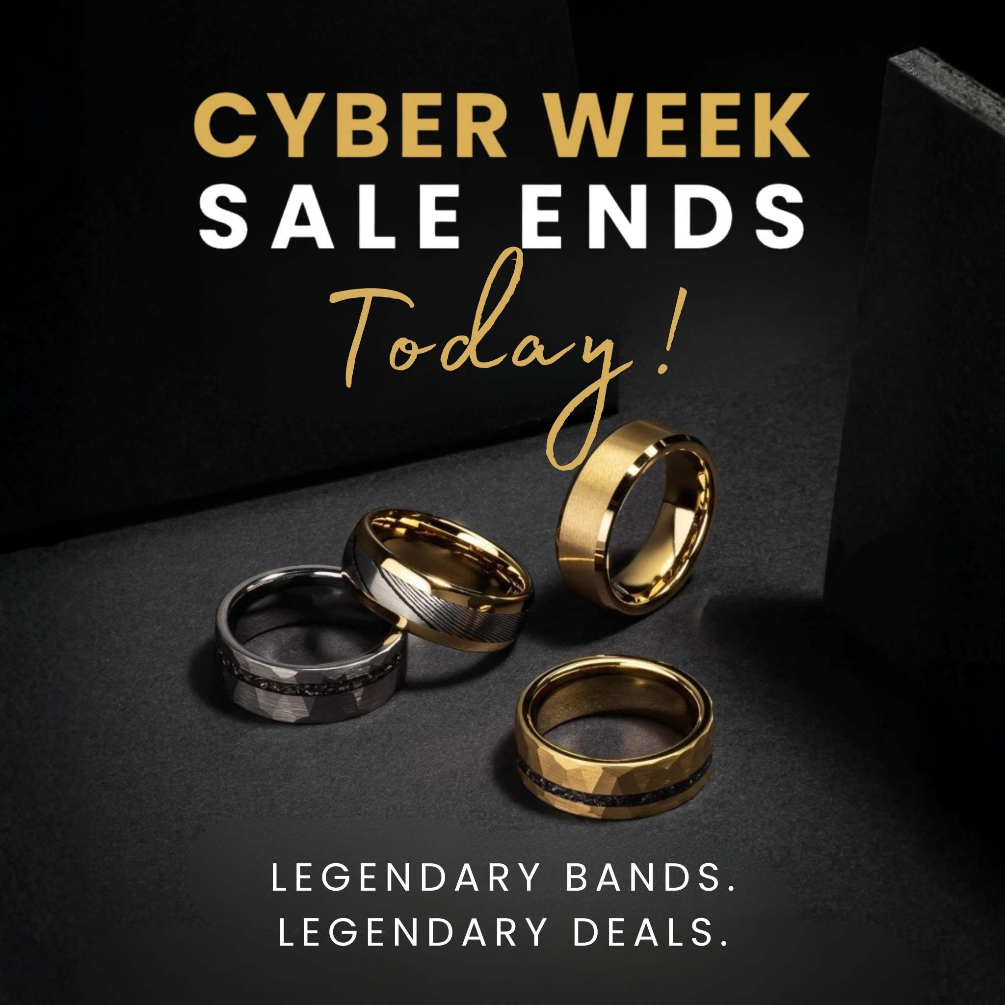 Shop Our Cyber Week Sale For Wedding Bands