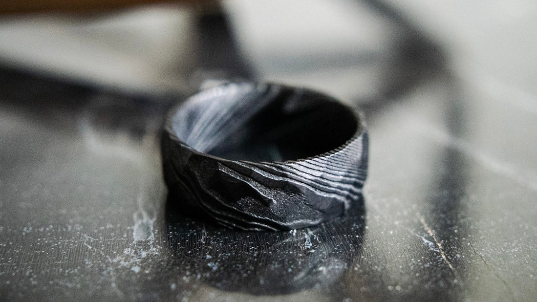 DAMASCUS STEEL WEDDING BANDS