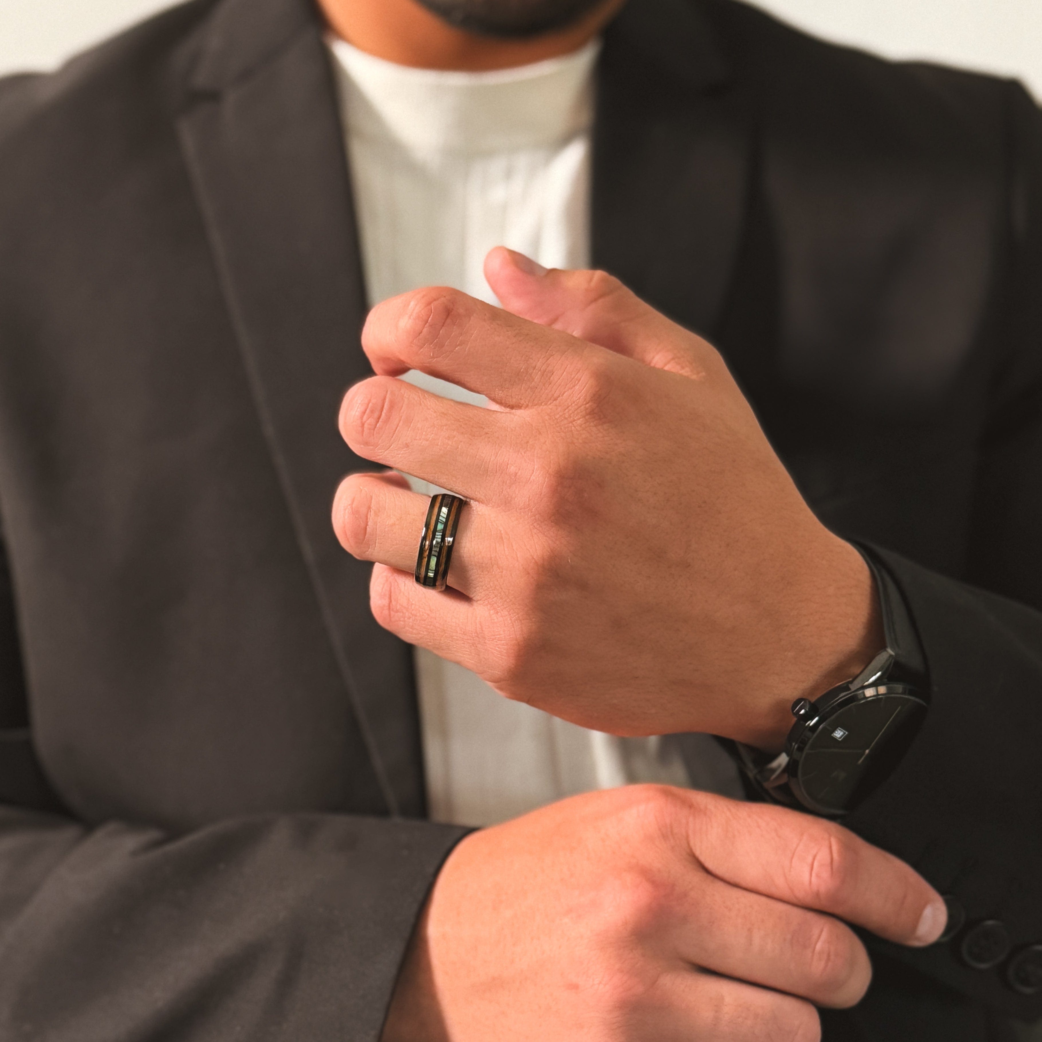 Moss Wedding Ring For Man Wedding Ring For Man Men's Wedding Ring