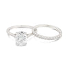 925 sterling silver wedding ring set