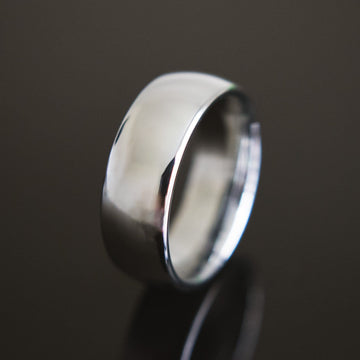 White Gold Wedding Rings His and Hers The Classic Emma