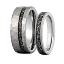 The Anakin & Leia couple’s tungsten rings