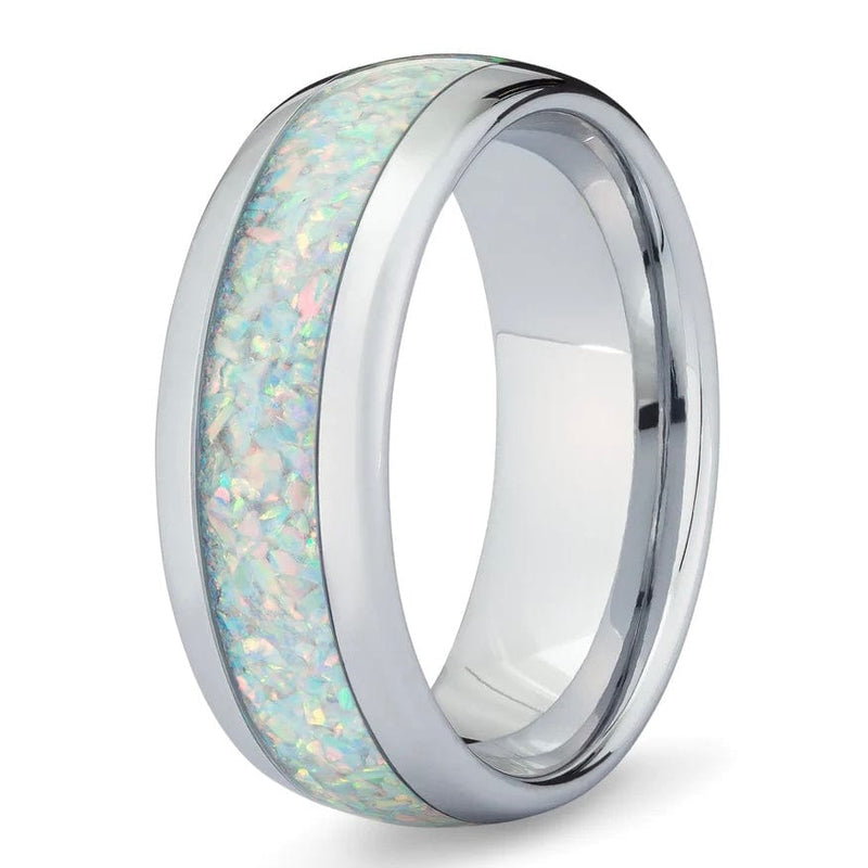 Opal Men’s Wedding Band | Madera Bands