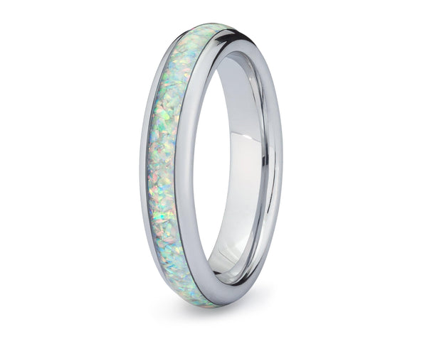 Opal Women’s Wedding Band | Madera Bands