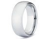 The Classic White Gold Men’s Wedding Band | Madera Bands