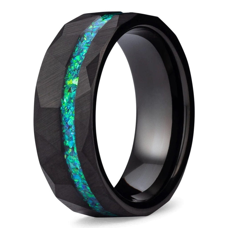 The Diver- Black Tungsten Men’s Wedding Band | Madera Bands