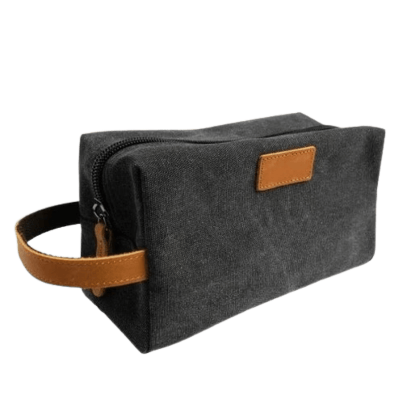 The Essentials Bag- Men's Leather Toiletry Travel Bag | Madera Bands