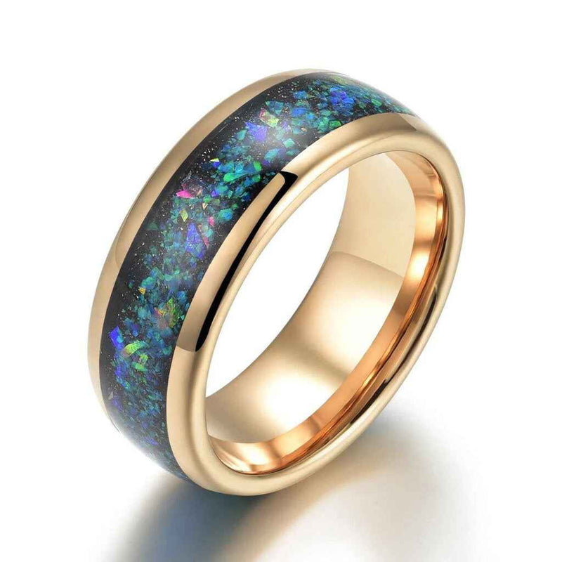 The Thanos- Gold Tungsten Men's Wedding Ring | Madera Bands