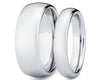 White Gold Tungsten Couple's Wedding Bands | Madera Bands