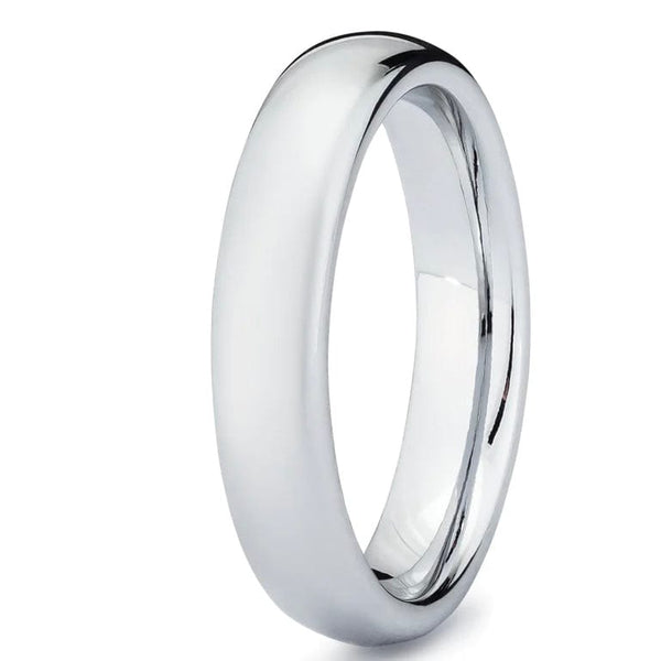 White Gold Women’s Wedding Band | Madera Bands