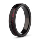 The Rogue tungsten opal ring