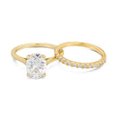 yellow gold wedding sets
