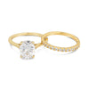 yellow gold wedding sets