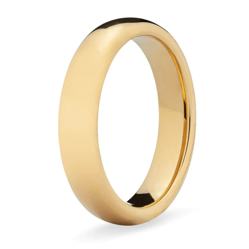 Yellow Gold Women’s Wedding Band | Madera Bands