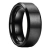 The Alpha- Black Tungsten Men’s Wedding Ring | Madera Bands 