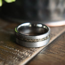The Arian- Meteorite Men’s Wedding Ring | Madera Bands