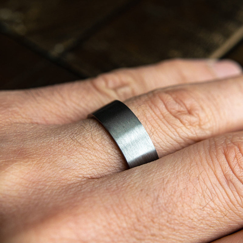 The Bond- Tantalum Men's Wedding Ring | Madera Bands