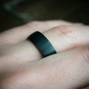 The Bourbon- Tungsten & Whiskey Wood Men’s Wedding Ring | Madera Bands