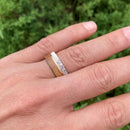 The Cazador- Tungsten Antler & Wood Men’s Wedding Rings | Madera Bands