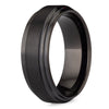 The Golfer- Black Tungsten Men's Wedding Ring | Madera Bands