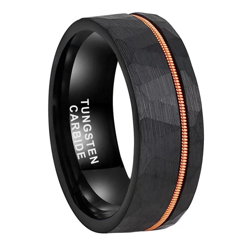 The Guitarist- Tungsten Guitar String Men’s Ring | Madera Bands