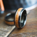 The Tennessee- Whiskey Barrel Wood Tungsten & Copper Men's Wedding Ring | Madera Bands