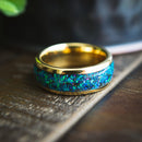 The Thanos- Gold Tungsten Men's Wedding Ring | Madera Bands