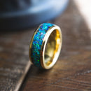 The Thanos- Gold Tungsten Men's Wedding Ring | Madera Bands