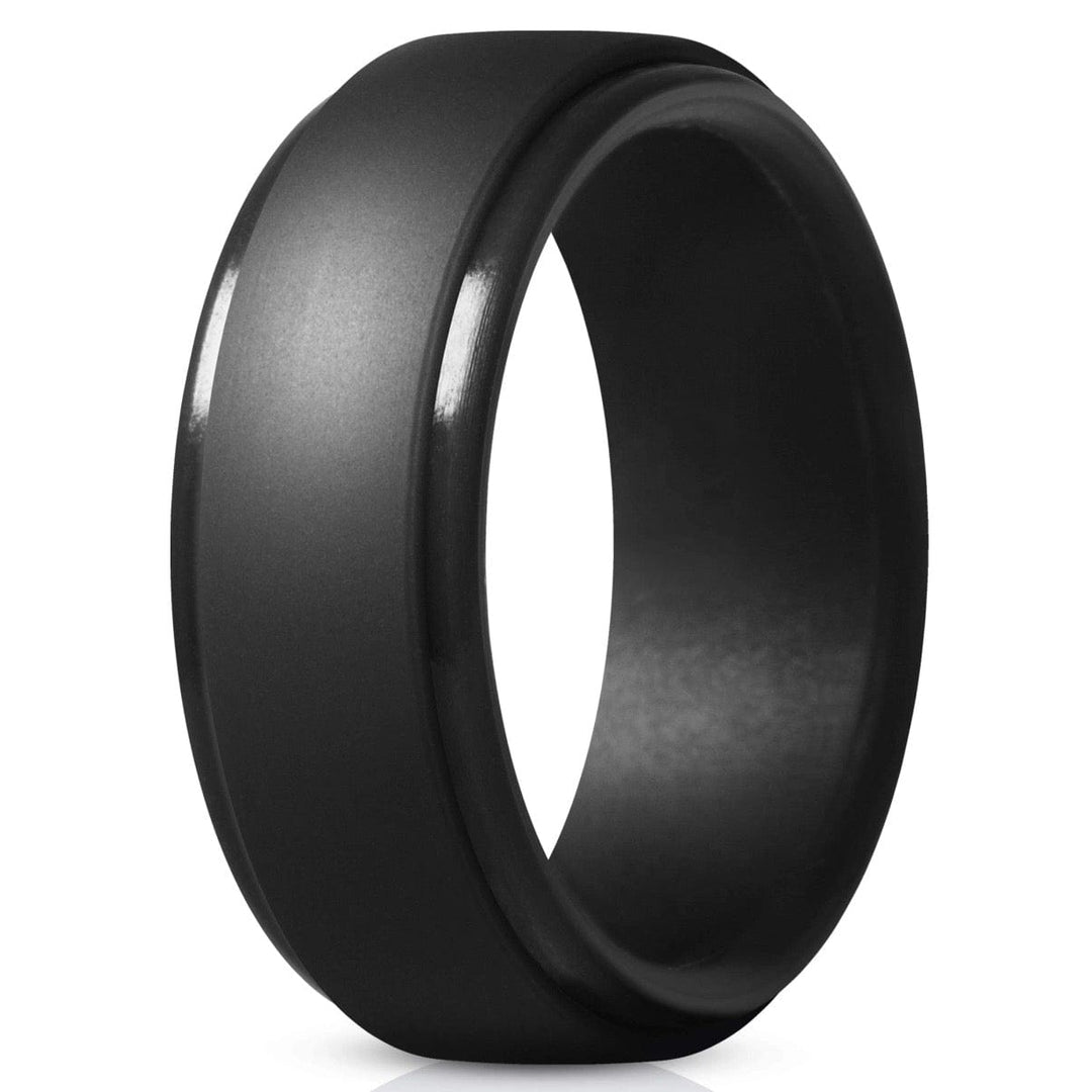 Silicone Men's Wedding Ring Madera Bands - Main Image