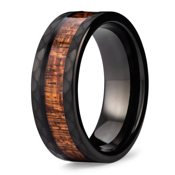 The Wrangler- Tungsten & Wood Men's Wedding Rings | Madera Bands