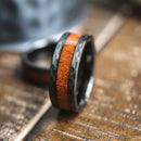 The Wrangler- Tungsten & Wood Men's Wedding Rings | Madera Bands