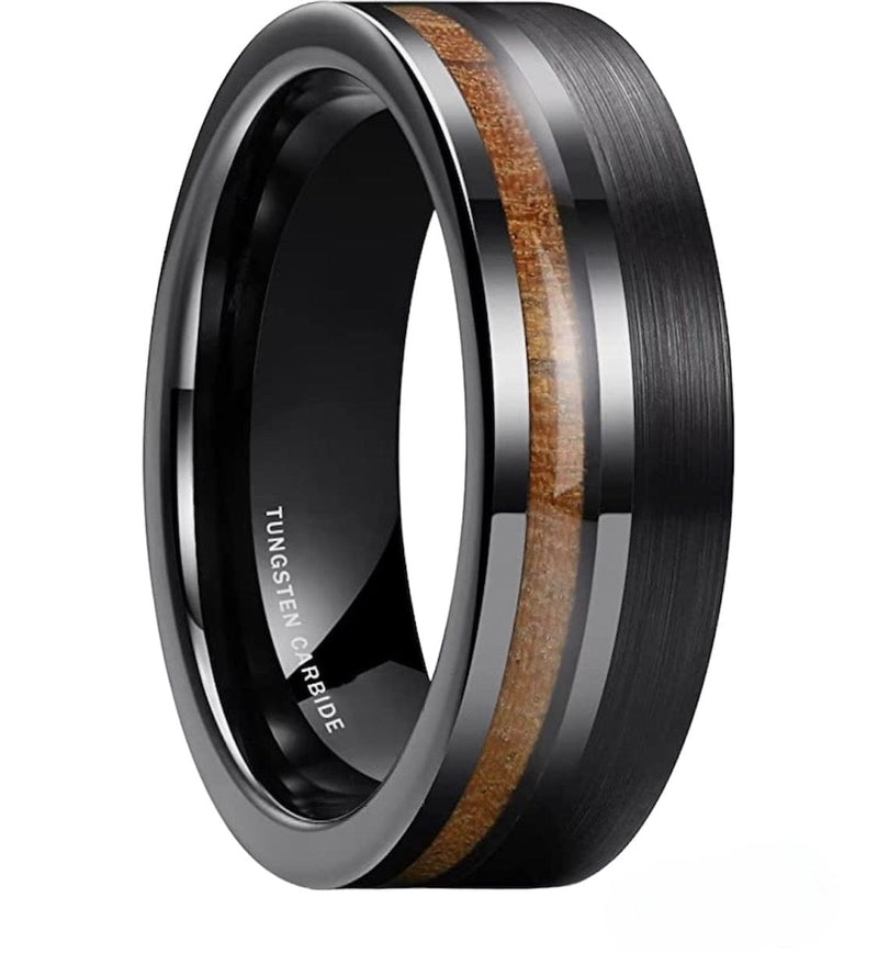 Tungsten & Wood Men's Wedding Ring | Madera Bands